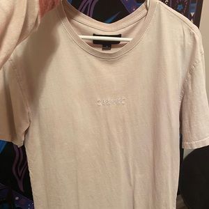 PASTEL PINK EMBROIDERED GRAPHIC TEE